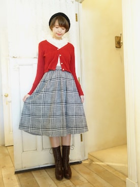 「フィントクリスマス」｜F i.n.tさん（レディース・167cm）の冬コーディネート