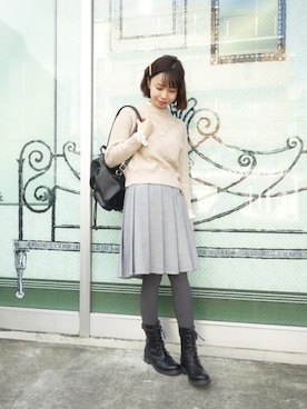 F i.n.tさん（レディース・157cm）の冬コーディネート