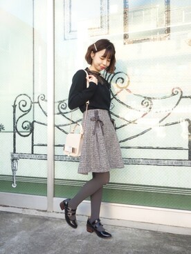 F i.n.tさん（レディース・157cm）の冬コーディネート