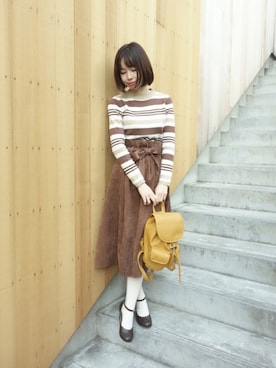 F i.n.tさん（レディース・157cm）の冬コーディネート