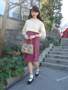 F i.n.tさん（レディース・157cm）の冬コーディネート