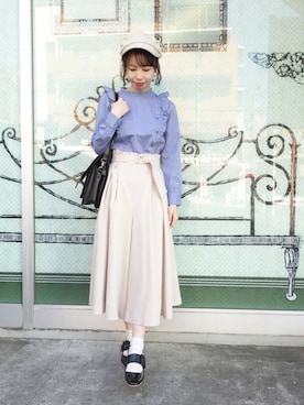 F i.n.tさん（レディース・158cm）の春コーディネート