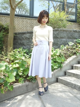 F i.n.tさん（レディース・158cm）の春コーディネート