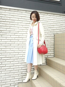 「F i.n.t（フィント）のアイテム（その他アウター）」を使った、F i.n.tさん（レディース・158cm）の夏コーディネート