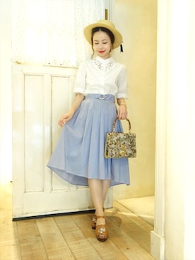 F i.n.tさん（レディース・158cm）の夏コーディネート
