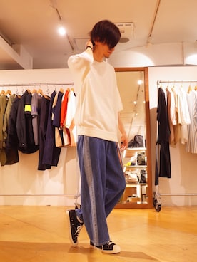 Lui's 池袋 STAFF  芳村さん（メンズ・181cm）の春コーディネート