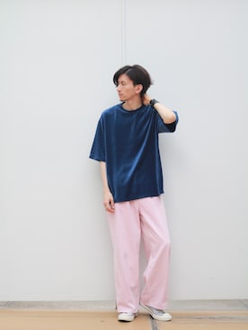 Lui's 池袋 STAFF 芳村さん(メンズ・181cm)の夏コーディネート