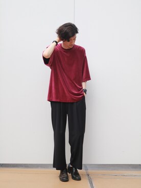 Lui's 池袋 STAFF 芳村さん(メンズ・181cm)の夏コーディネート