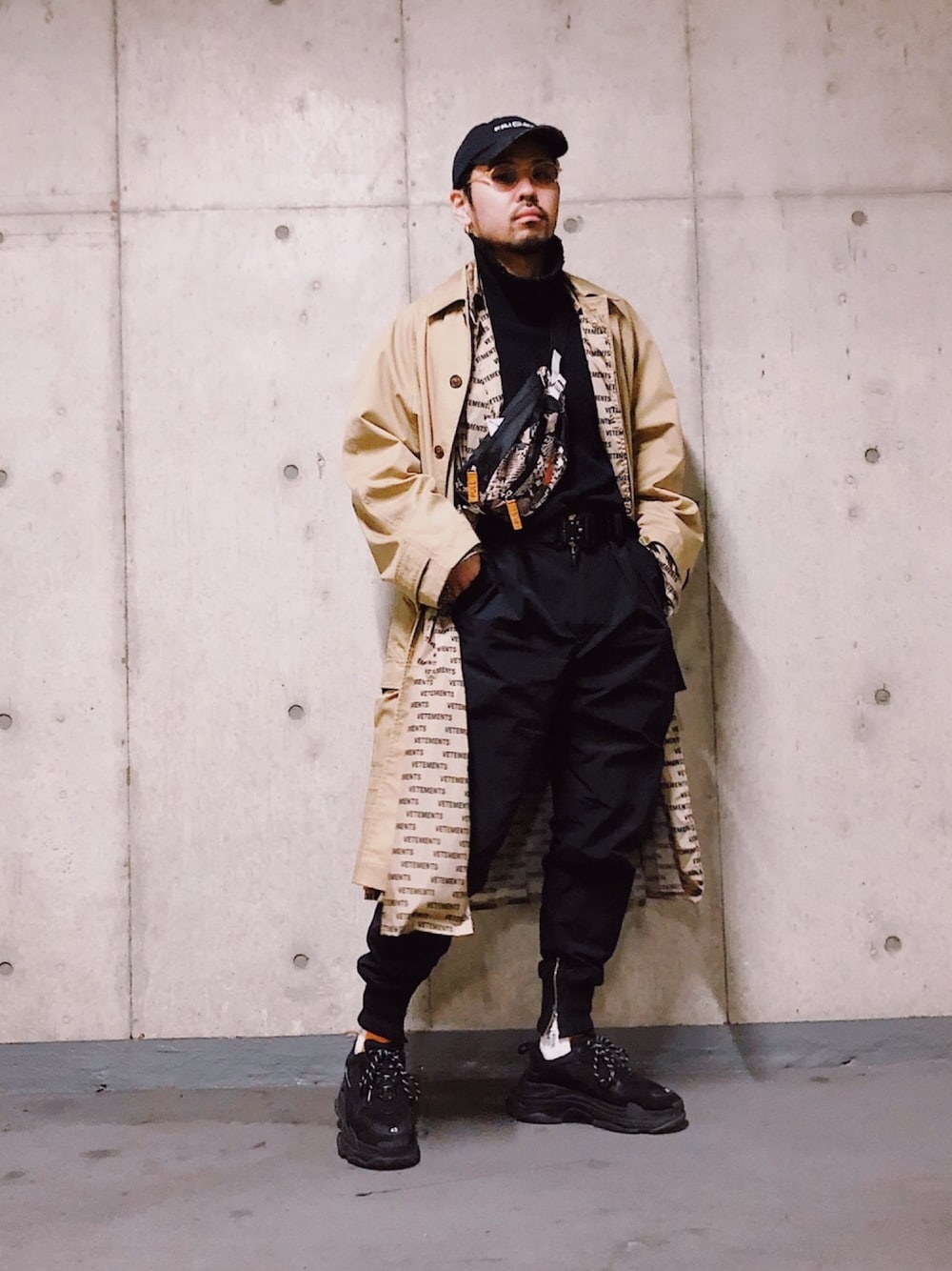 Nick 高円寺の美容室 メンズ専門店chill Chair Vetementsのキャップを使ったコーディネート Wear