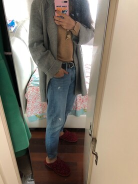 「ZARA（ザラ）のアイテム（ニット/セーター、その他）」を使った、s.xyさん（レディース）の秋コーディネート