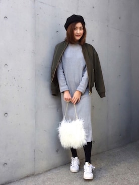 あかいろさん（レディース・163cm）の冬コーディネート