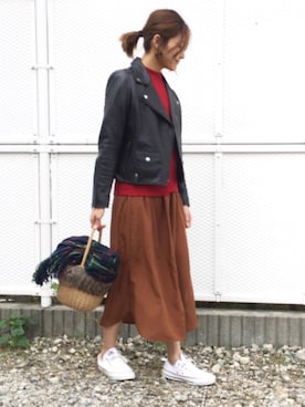 あかいろさん（レディース・163cm）の秋コーディネート