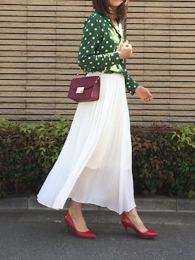 あかいろさん（レディース・163cm）の春コーディネート