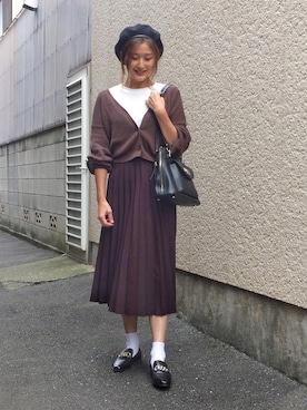 あかいろさん（レディース・163cm）の秋コーディネート