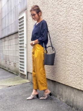 「index（インデックス）のアイテム」を使った、あかいろさん（レディース・163cm）の秋コーディネート
