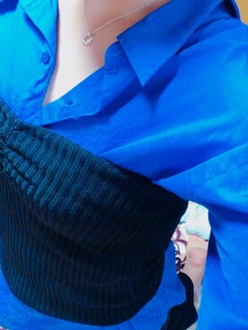 「EMODA（エモダ）のアイテム（チューブトップ）」を使った、chanpanaさん（レディース・155cm）の夏コーディネート