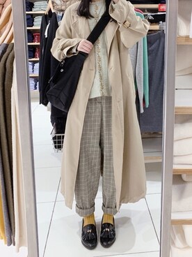 「YAKPAK（ヤックパック）のアイテム」を使った、pinoさん（レディース・156cm）の秋コーディネート