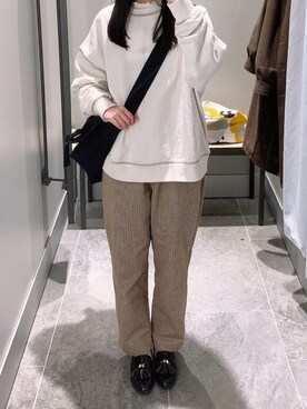 「YAKPAK（ヤックパック）のアイテム」を使った、pinoさん（レディース・156cm）の冬コーディネート