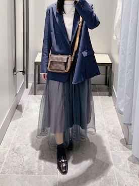 「SOUP（スープ）のアイテム」を使った、pinoさん（レディース・156cm）の春コーディネート