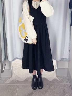 「moitytto」｜「アイテム（レインシューズ）」を使った、pinoさん（レディース・156cm）の夏コーディネート