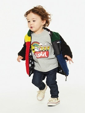 X-girl STAGES・XLARGE KIDSさん(キッズ・89cm)の秋コーディネート