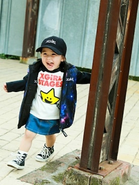 X-girl STAGES・XLARGE KIDSさん（キッズ・95cm）の秋コーディネート