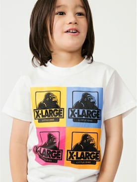 「エクストララージ」｜X-girl STAGES・XLARGE KIDSさん（キッズ・108cm）の冬コーディネート