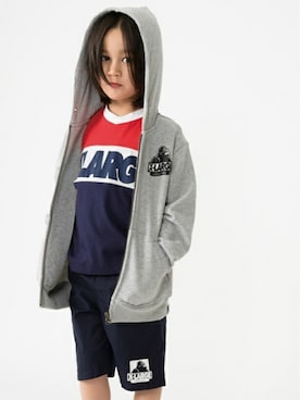 「XLARGE KIDS（エクストララージキッズ）のアイテム」を使った、X-girl STAGES・XLARGE KIDSさん（キッズ・108cm）の冬コーディネート
