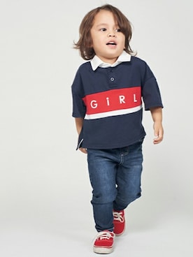 X-girl STAGES・XLARGE KIDSさん（キッズ・90cm）の春コーディネート