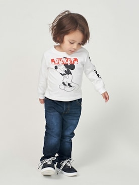 X-girl STAGES・XLARGE KIDSさん（キッズ・90cm）の冬コーディネート