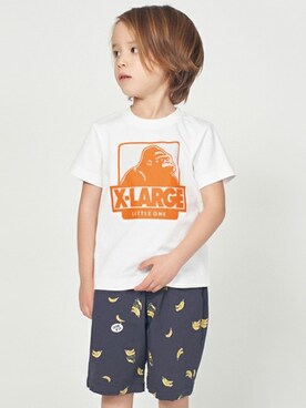 「総柄パンツ」｜X-girl STAGES・XLARGE KIDSさん（キッズ・105cm）の冬コーディネート