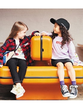 X-girl STAGES・XLARGE KIDSさん（キッズ・110cm）の秋コーディネート