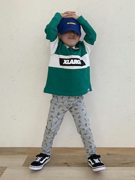X-girl STAGES・XLARGE KIDSさん（キッズ・107cm）の秋コーディネート