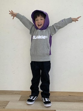 X-girl STAGES・XLARGE KIDSさん（キッズ・107cm）の秋コーディネート