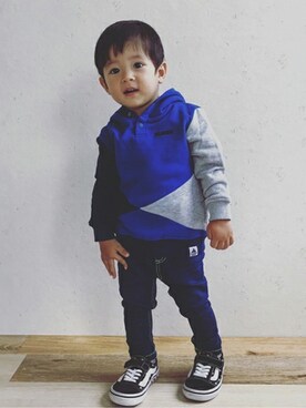 X-girl STAGES・XLARGE KIDSさん（キッズ・82cm）の秋コーディネート