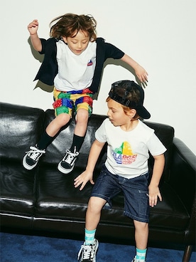 X-girl STAGES・XLARGE KIDSさん（キッズ・112cm）の冬コーディネート