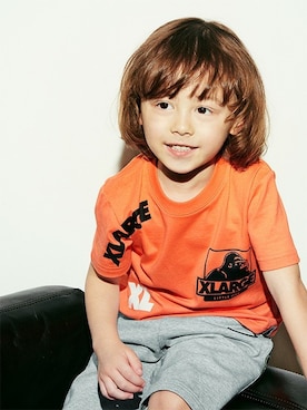 X-girl STAGES・XLARGE KIDSさん（キッズ・107cm）の冬コーディネート