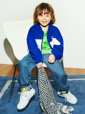 X-girl STAGES・XLARGE KIDSさん（キッズ・107cm）の冬コーディネート