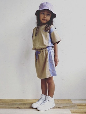 X-girl STAGES・XLARGE KIDSさん（キッズ・107cm）の春コーディネート