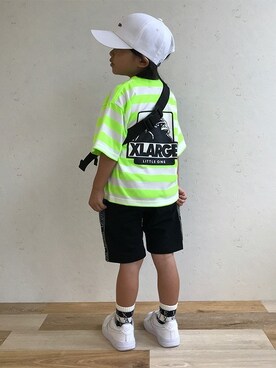 X-girl STAGES・XLARGE KIDSさん（キッズ・107cm）の冬コーディネート