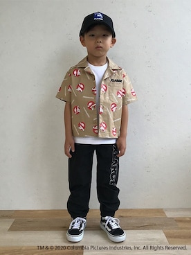 X-girl STAGES・XLARGE KIDSさん（キッズ・107cm）の夏コーディネート