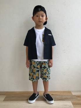 X-girl STAGES・XLARGE KIDSさん（キッズ・107cm）の冬コーディネート