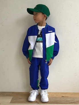 X-girl STAGES・XLARGE KIDSさん（キッズ・107cm）の冬コーディネート