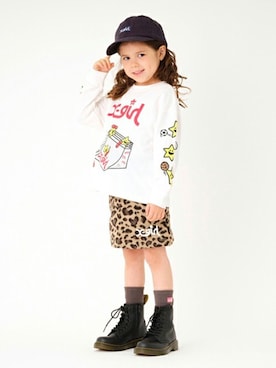 X-girl STAGES・XLARGE KIDSさん(キッズ・106cm)の冬コーディネート