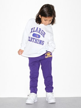 X-girl STAGES・XLARGE KIDSさん（キッズ・110cm）の冬コーディネート