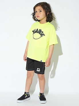 「XLARGE KIDS（エクストララージキッズ）のアイテム」を使った、X-girl STAGES・XLARGE KIDSさん（キッズ・111cm）の春コーディネート