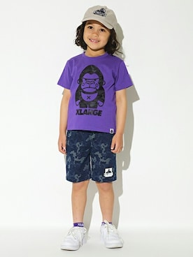 「XLARGE KIDS」｜X-girl STAGES・XLARGE KIDSさん（キッズ・111cm）の春コーディネート