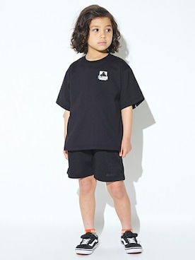 「XLARGE KIDS（エクストララージキッズ）のアイテム（ソックス/靴下）」を使った、X-girl STAGES・XLARGE KIDSさん（キッズ・111cm）の春コーディネート