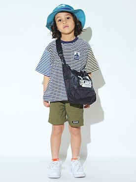 「XLARGE KIDS（エクストララージキッズ）のアイテム」を使った、X-girl STAGES・XLARGE KIDSさん（キッズ・111cm）の春コーディネート