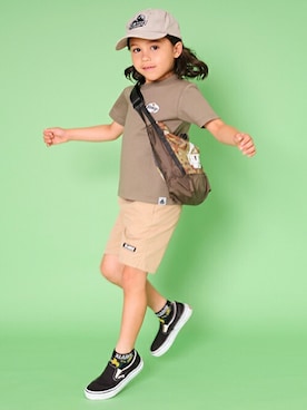 「XLARGE KIDS」｜X-girl STAGES・XLARGE KIDSさん（キッズ・113cm）の夏コーディネート